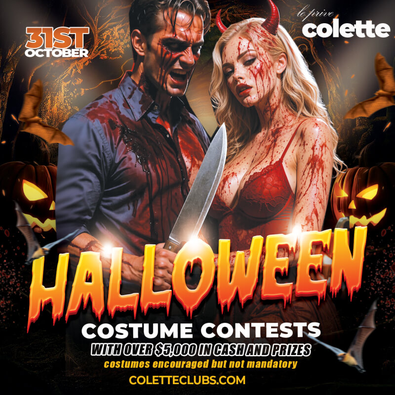 Colette Dallas Halloween Night flyer